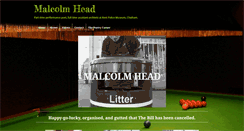 Desktop Screenshot of malcolmhead.com