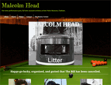 Tablet Screenshot of malcolmhead.com